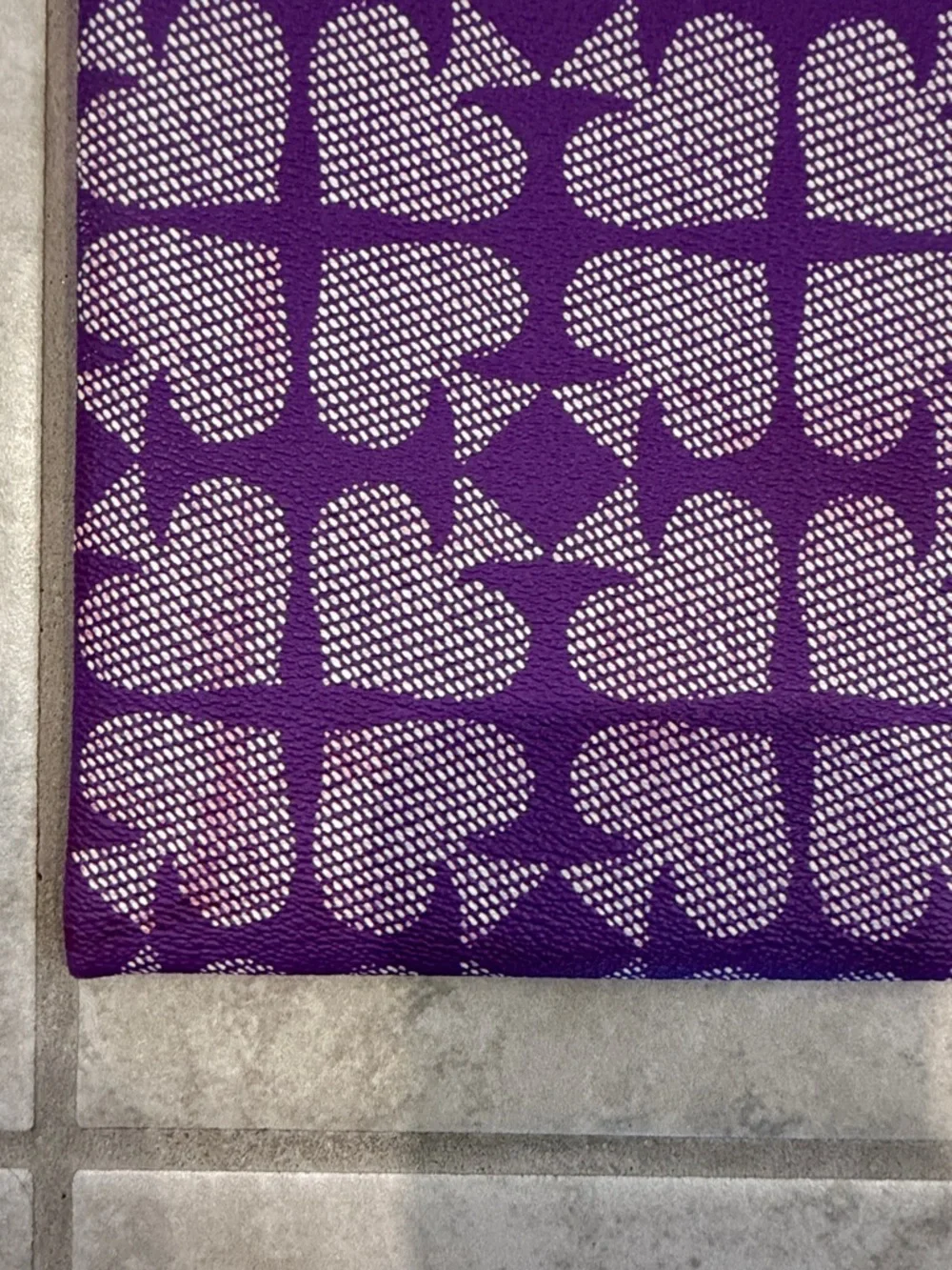 kate spade Purple Adrianne Ace of Hearts iPad Pouch Clutch
